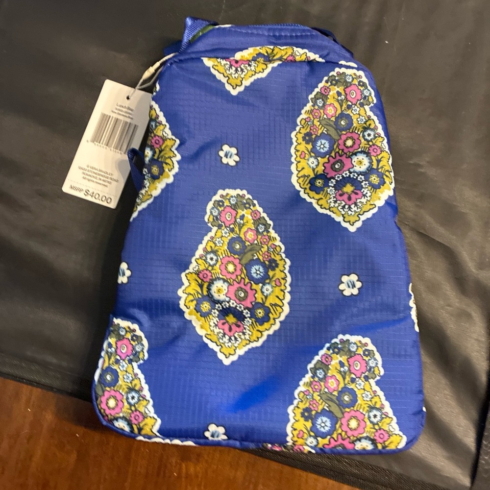 Floral Blue Lunchbag Vera Bradley - Picture 1 of 6